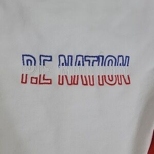 PE NATION Womens Sweatshirt size Medium Beautiful Embroidery Very Stretchy Comfy